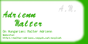 adrienn malter business card